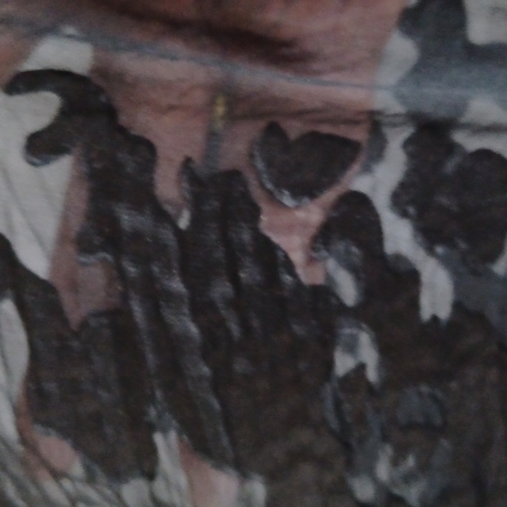 Black sheer evening top - Picture 10 of 11